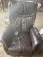 Elektrische relaxzetel, Huis en Inrichting, Ophalen, Zo goed als nieuw, Leer