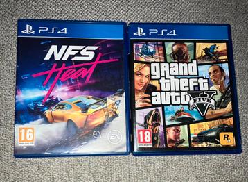 PS4 GTA5 en NFS beschikbaar voor biedingen