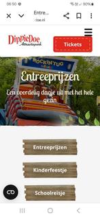 4 tickets dippiedoe, Tickets en Kaartjes