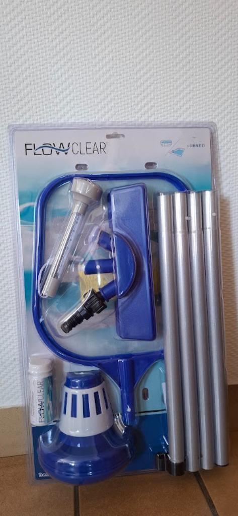 7-delige zwembad onderhoudsset voor complete reiniging, Tuin en Terras, Zwembad-toebehoren, Nieuw, Reinigingsmiddel, Ophalen