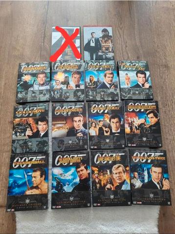 13x Ultimate Edition 2-disc dvd set James Bond beschikbaar voor biedingen