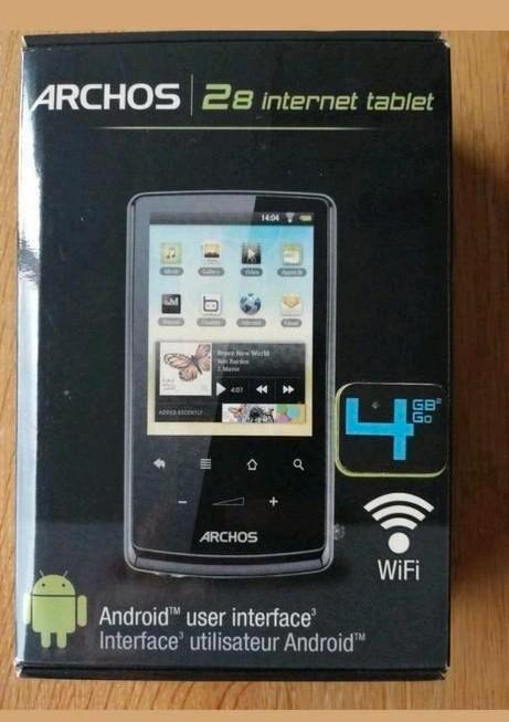 Archos 2.8 internet tablet 4gb zwart met wifi, Computers en Software, Android Tablets, Zo goed als nieuw, Wi-Fi, 7 inch of minder