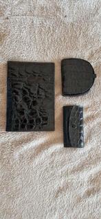 vintage portemoneetjes uit krokodillen leer, Envoi, Cuir