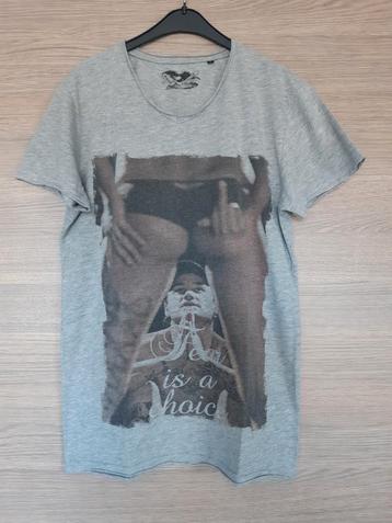 Grijs T-shirt voor heren, maat S beschikbaar voor biedingen