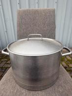 Inox kookpotten met deksel, Ophalen, Zo goed als nieuw, Inox