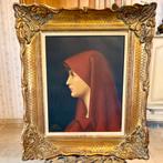 Olieverf schilderij Heilige Fabiola, Ophalen of Verzenden