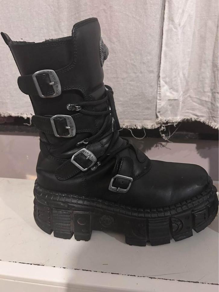 NewRock boots, Kleding | Heren, Schoenen, Nieuw, Boots, Zwart, Verzenden