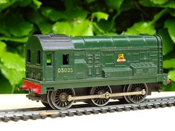 Locomotive de manœuvre britannique - Triang Hornby - OO/HO, Autres marques, Enlèvement ou Envoi, Locomotive, Courant continu