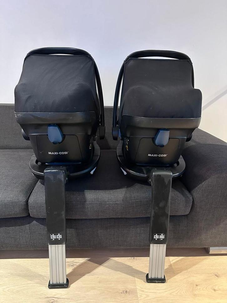 2 x set maxi cosi Rock + isofix, Kinderen en Baby's, Autostoeltjes, Gebruikt, Maxi-Cosi, 0 t/m 13 kg, Isofix, Slaapstand, Zijbescherming