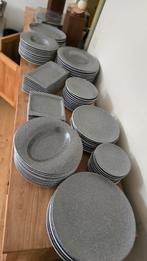 Service complet gris moucheté, Maison & Meubles, Enlèvement, Service complet