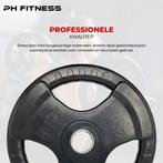 PH Fitness Olympische Rubberen Halterschijven 290KG, Sport en Fitness, Fitnessmaterialen, Ophalen, Nieuw, Benen, Halterschijven