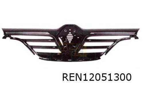 Renault Megane IV (11/15-8/20) grille (zwart glans) (2x chro, Auto-onderdelen, Carrosserie, Bumper, Renault, Voor, Nieuw, Ophalen of Verzenden