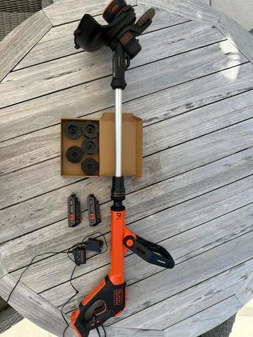 Coupe-herbe BLACK+DECKER STC1820PC-QW, 18 V, 28 cm, Enlèvement ou Envoi, Comme neuf, Black&decker, 10 à 30 cm