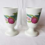 Porcelaine de Paris, mazagran décor Abondance (lot 2 stuks), Enlèvement ou Envoi