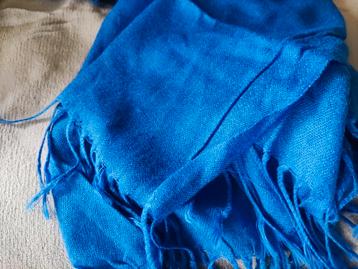 Pashmina foulard bleu, Enlèvement ou Envoi, Comme neuf