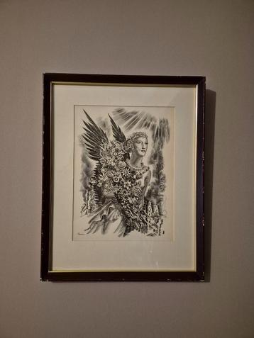 Albert Decaris, gravure 'L'Europe' beschikbaar voor biedingen