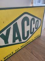 Yacco blikken bord, Verzamelen, Merken en Reclamevoorwerpen, Gebruikt, Ophalen of Verzenden