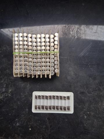 Glaszekering 5 x 50 mm , 125mA - 250V - blister van 10 stuks beschikbaar voor biedingen