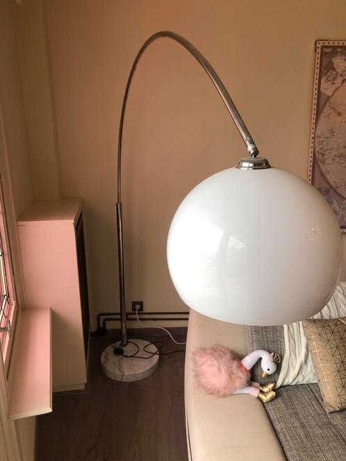 Praxhtige, zware vloerkamp. Marmeren voet., Huis en Inrichting, Lampen | Vloerlampen, Zo goed als nieuw, Ophalen