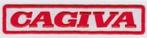 Cagiva strijk patch embleem logo - 124 x 24 mm, Motoren, Nieuw