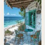 Peinture au diamant turquoise pour maison de plage 40x30cm, Hobby & Loisirs créatifs, Bricolage, Envoi, Neuf, Bricolage