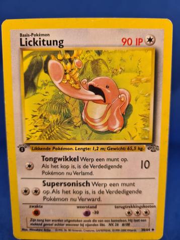 Lickitung 38/64 - Jungle (1st edition) (NL) beschikbaar voor biedingen