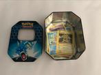 Pokémon kaarten + Gyarados Tin, Ophalen of Verzenden, Zo goed als nieuw, Meerdere kaarten