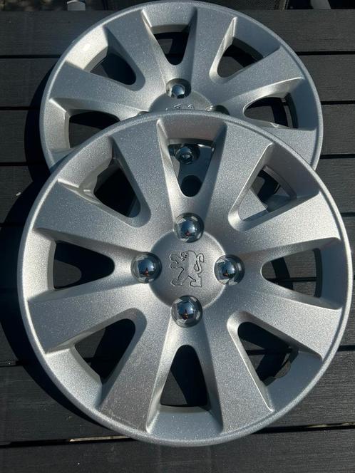 2 originele Peugeot 207,208,307,308 partner 15" wieldoppen, Auto diversen, Wieldoppen, Nieuw, Ophalen of Verzenden