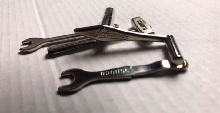 Schuco gereedschap, + Kürbel opdraaidleutel, Verzamelen, Speelgoed, Verzenden