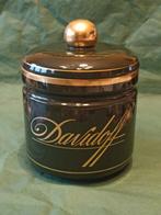Rare pot a tabac davidoff..décor or véritable, Antiquités & Art, Antiquités | Céramique & Poterie, Enlèvement ou Envoi