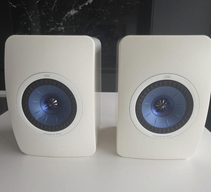 KEF LS50, Audio, Tv en Foto, Luidsprekerboxen, Gebruikt, Front, Rear of Stereo speakers, Ophalen