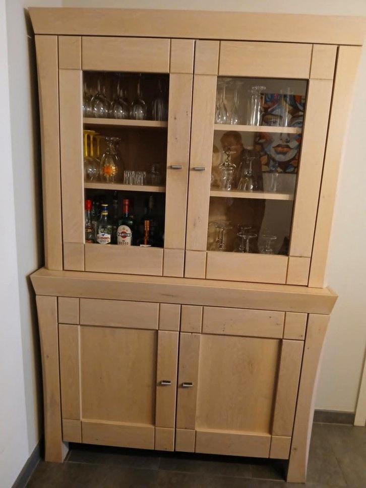 Vitrine kast, Huis en Inrichting, Kasten | Vitrinekasten, Zo goed als nieuw, Ophalen