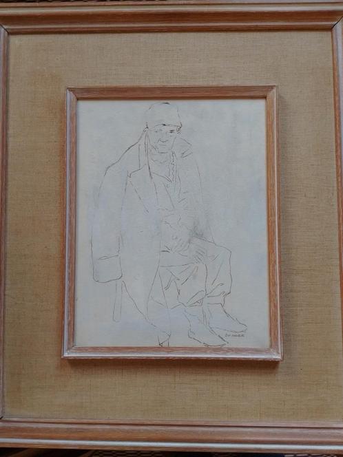 Broeder Max  1903 - 1973   Tekening, Antiek en Kunst, Kunst | Tekeningen en Fotografie, Verzenden