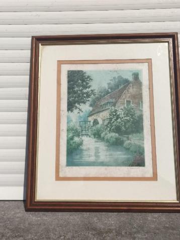 Gravure Grimbergen signe Roger hebbelinck beschikbaar voor biedingen