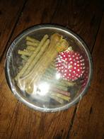 24 cm roestvrijstalen hondenbak met 1 speeltje + 1 geknoopt, Dieren en Toebehoren, Honden-accessoires, Ophalen of Verzenden, Nieuw