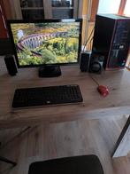 HP Pavilion Elite HPE computer + monitor + accessoires, Computers en Software, Desktop Pc's, Ophalen, Gebruikt