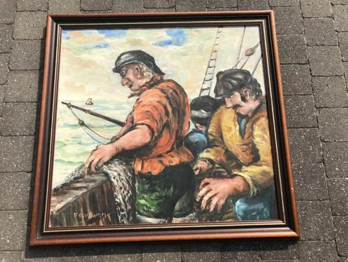 mooi groot oud schilderij Frans van Damme, Antiek en Kunst, Kunst | Schilderijen | Klassiek, Ophalen