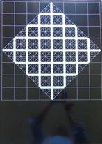 MARC VERSTOCKT / GEOMETRIE / ZW-W LITHO / 70x50cm / SIG 1976, Antiek en Kunst, Ophalen of Verzenden