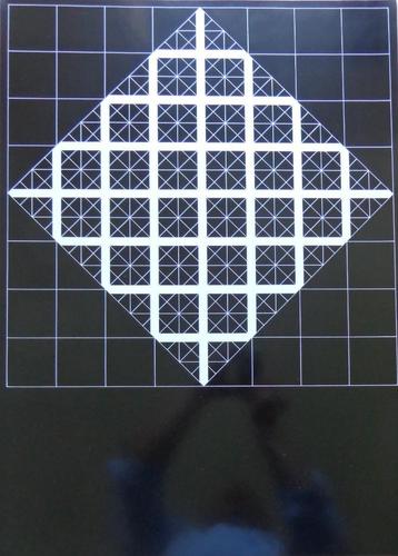 MARC VERSTOCKT / GEOMETRIE / ZW-W LITHO / 70x50cm / SIG 1976, Enlèvement ou Envoi