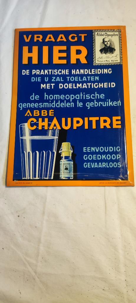 Emaille Reclame Homeopatische middelen 1936, Verzamelen, Merken en Reclamevoorwerpen, Gebruikt, Reclamebord, Ophalen of Verzenden