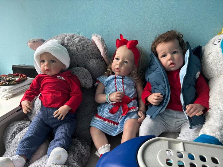 Reborn toddlers / peuters, Verzamelen, Poppen, Zo goed als nieuw, Pop, Levensecht of Reborn, Ophalen of Verzenden