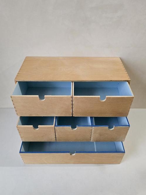 Klein ladekastje met 6 laden - ladeblok, Diversen, Bureau-accessoires, Zo goed als nieuw, Ophalen of Verzenden