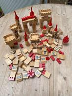 houten speelblokken kasteel, Autres types, Enlèvement, Utilisé