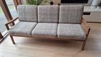 Vintage Scandinavische fauteuil/zetel 3-zit CADO, Huis en Inrichting, Ophalen, Gebruikt, Driepersoons, Stof