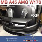 W176 Mercedes A Klasse Front onderdelen AMG 2018 grijs kop, Pare-chocs, Utilisé, Enlèvement ou Envoi, Mercedes-Benz