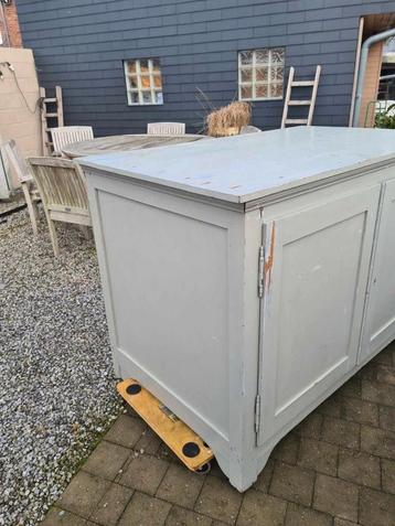 Oude houten archiefkast,  als keukeneiland? beschikbaar voor biedingen