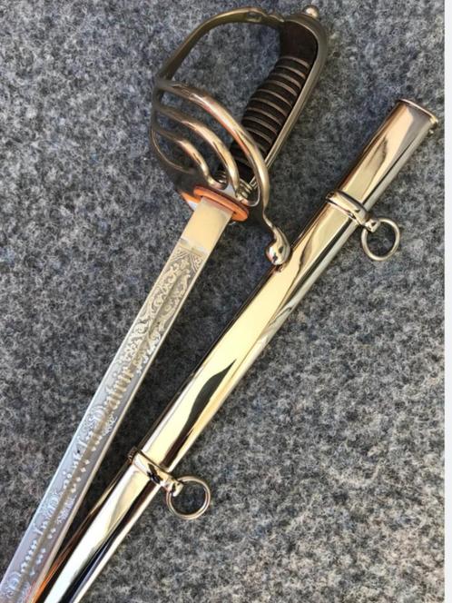 Sabre Officier Belge M1889 Albert 2, Collections, Objets militaires | Général, Armée de terre, Enlèvement ou Envoi