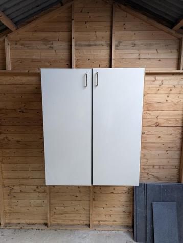 Witte hangkast / keukenkast - ideaal voor extra opbergruimte, Huis en Inrichting, Keuken | Keukenelementen, Ophalen, Gebruikt