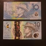 2 x 10 dollars Australië Polymeer set, Postzegels en Munten, Bankbiljetten | Oceanië, Setje, Ophalen of Verzenden