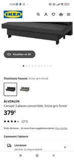 Canapé, Huis en Inrichting, Zetels | Zetels, Ophalen, Zo goed als nieuw, Driepersoons, Rechte bank